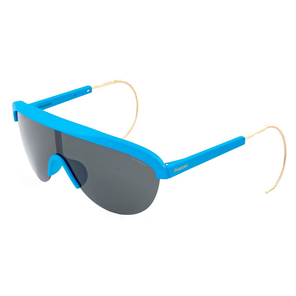 Polaroid Unisex Sunglasses – Blue Plastic Frame with UV Protection, 99mm