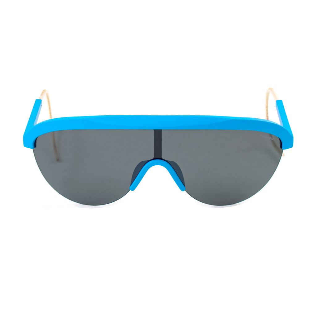 Polaroid Unisex Sunglasses – Blue Plastic Frame with UV Protection, 99mm