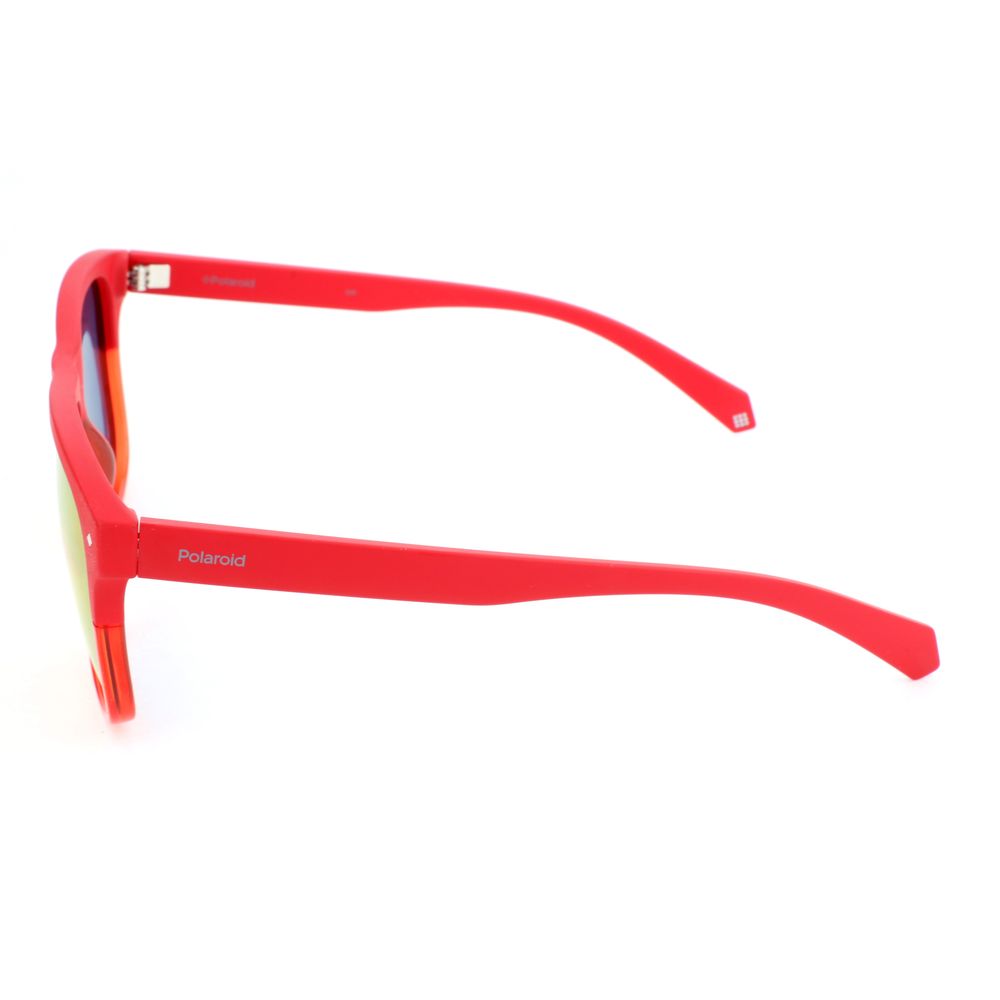 Polaroid Men's Sunglasses – Orange Resin Frame with UV Protection, 56mm