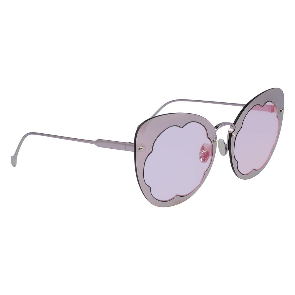 Salvatore Ferragamo Women’s Sunglasses – Lilac Metal Frame, 63mm