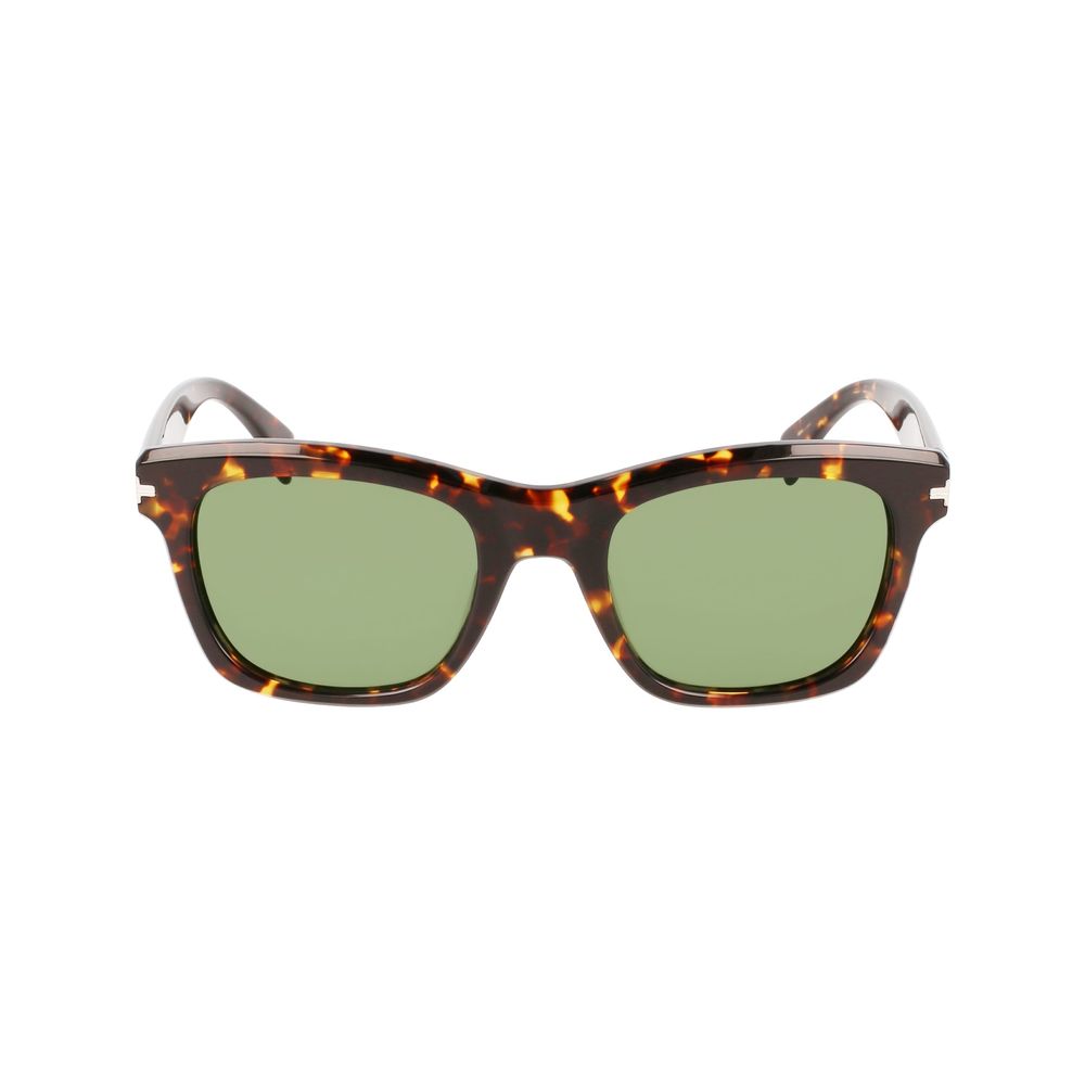 Lanvin Men’s Brown Acetate Sunglasses – Chic Retro Style, 52mm