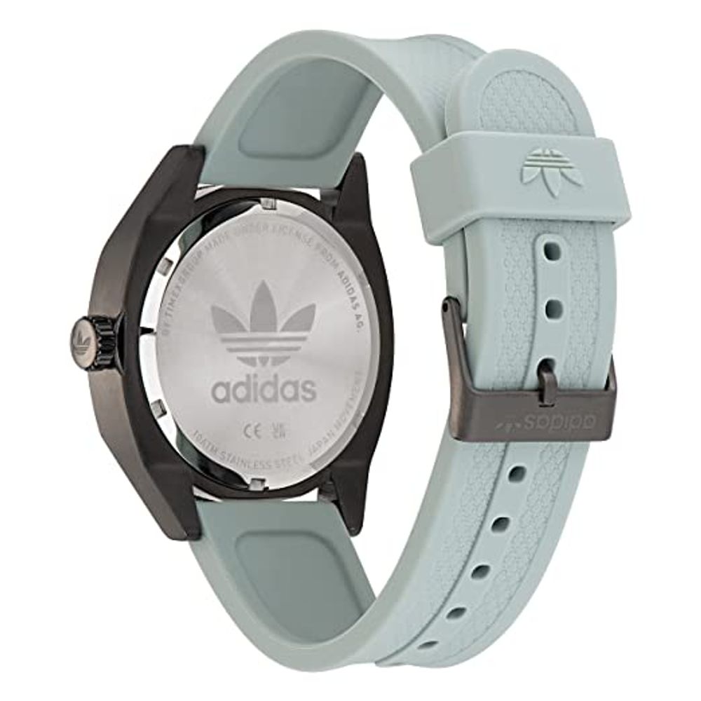 Adidas Green Silicone Analog Quartz Sports Watch