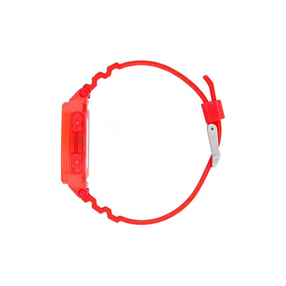 Adidas Red Resin Quartz Sports Watch