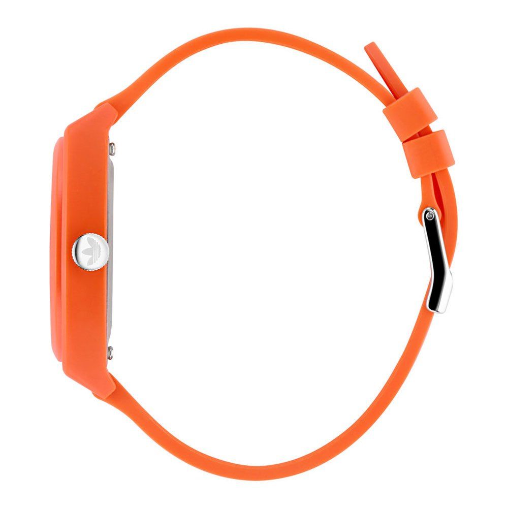 Adidas Orange Silicone Quartz Sports Watch
