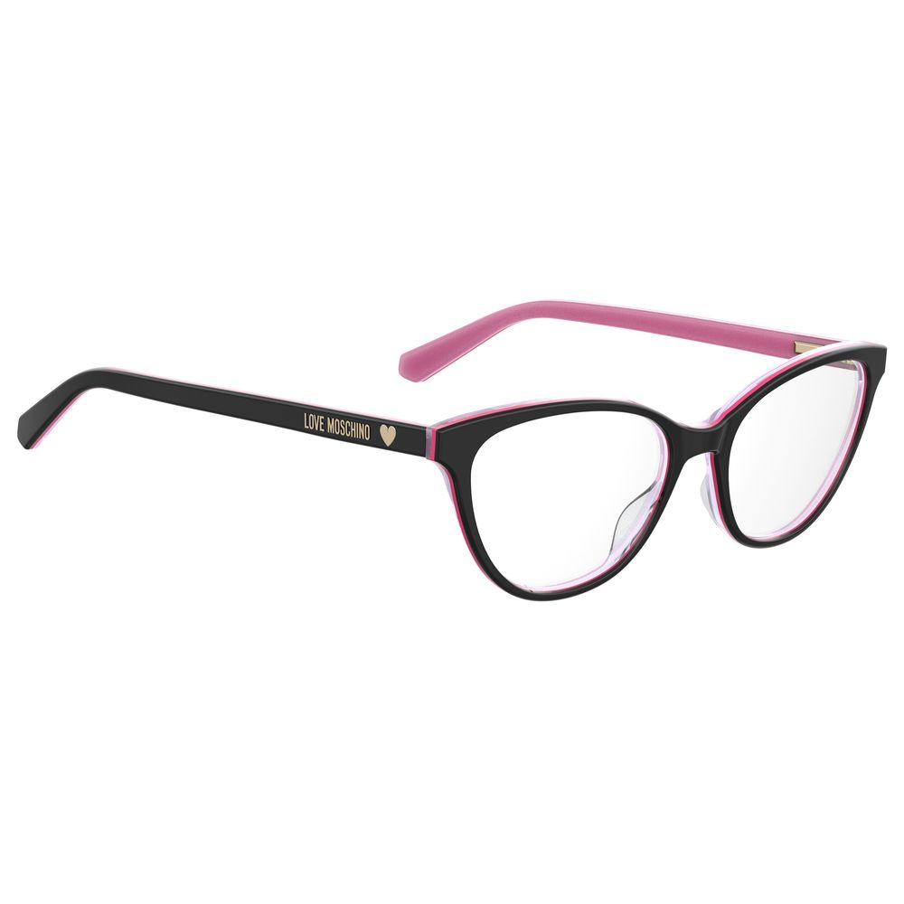 Love Moschino Women's Black Acetate Optical Glasses