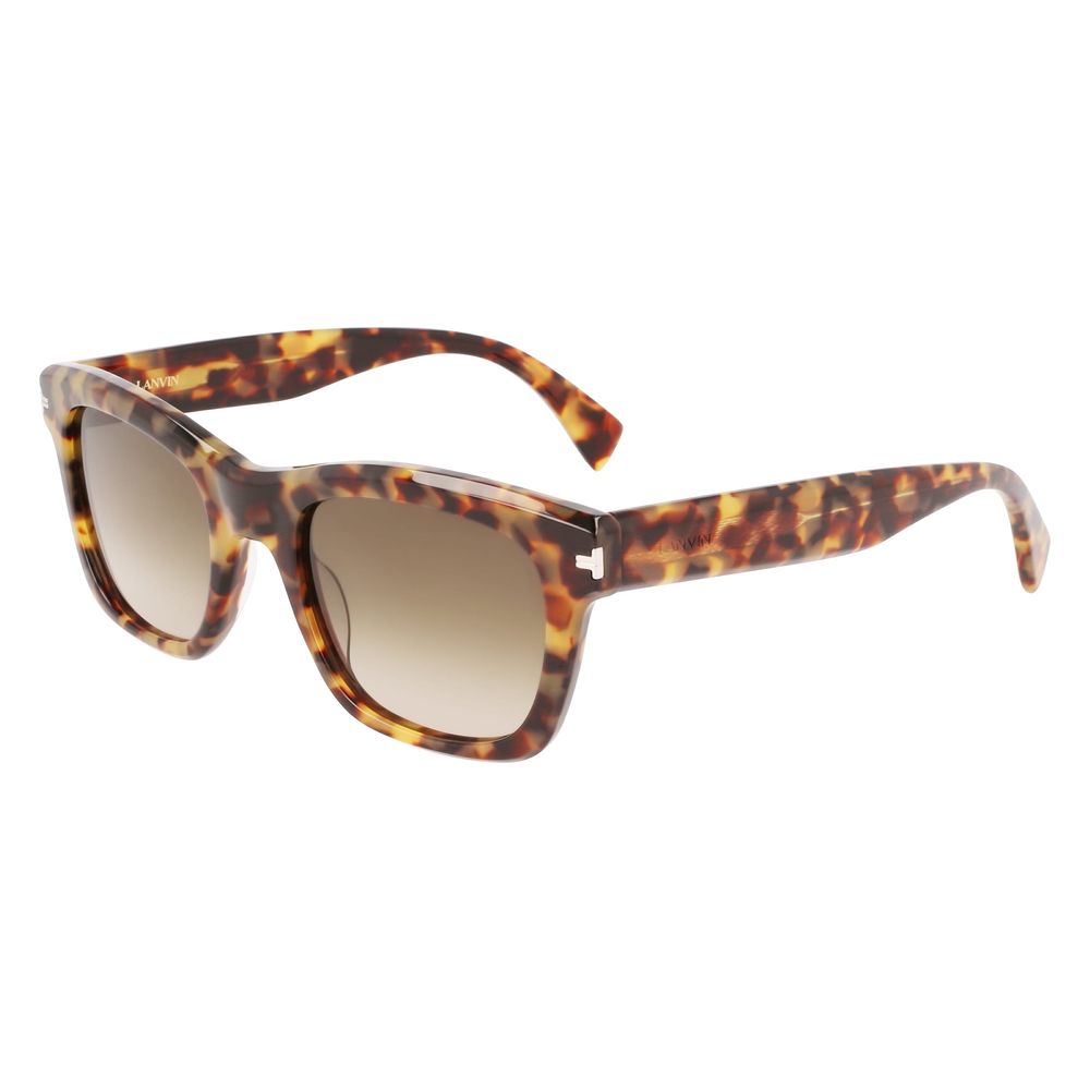 Lanvin Brown Acetate Sunglasses – Chic Brown Frame with UV Protection