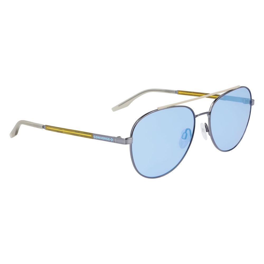Converse Gray Metal Sunglasses – Gunmetal Frame with Grey Lenses, 57mm