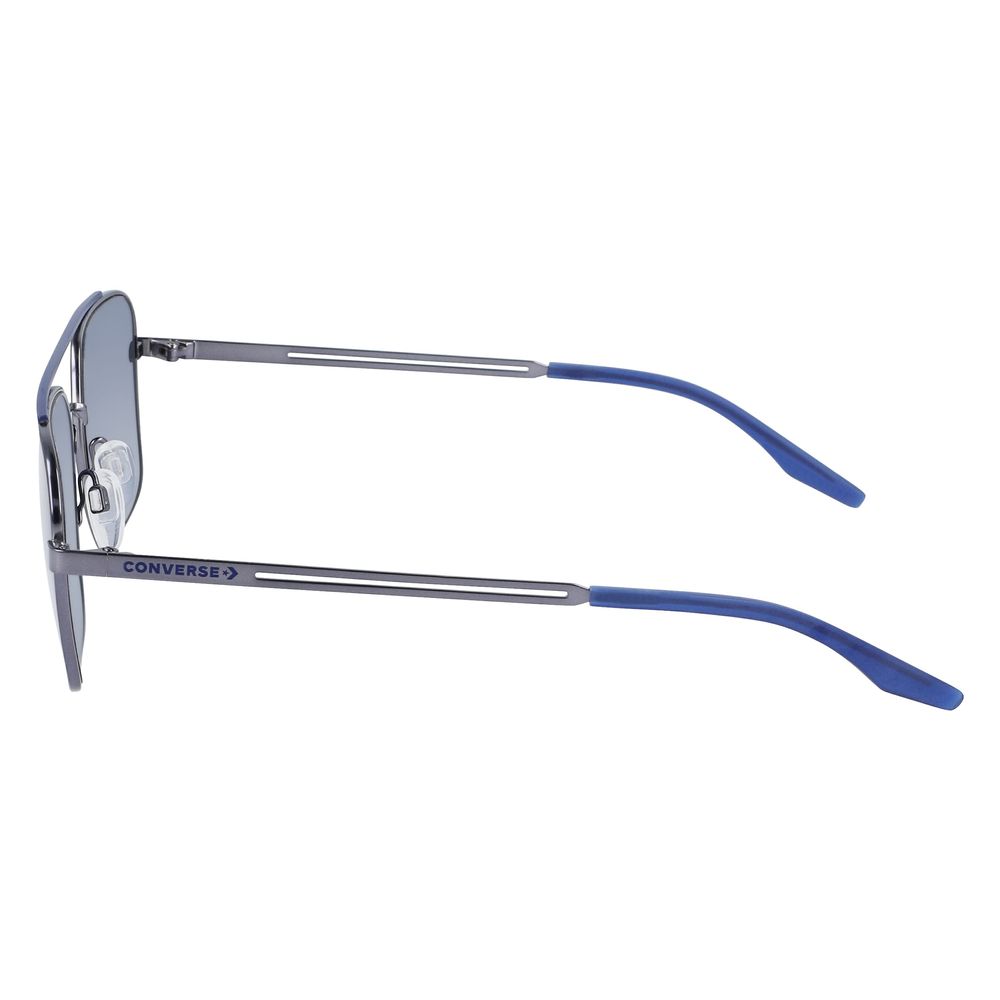 Converse Gray Metal Sunglasses – Stylish Protection with UV Filter, 56mm
