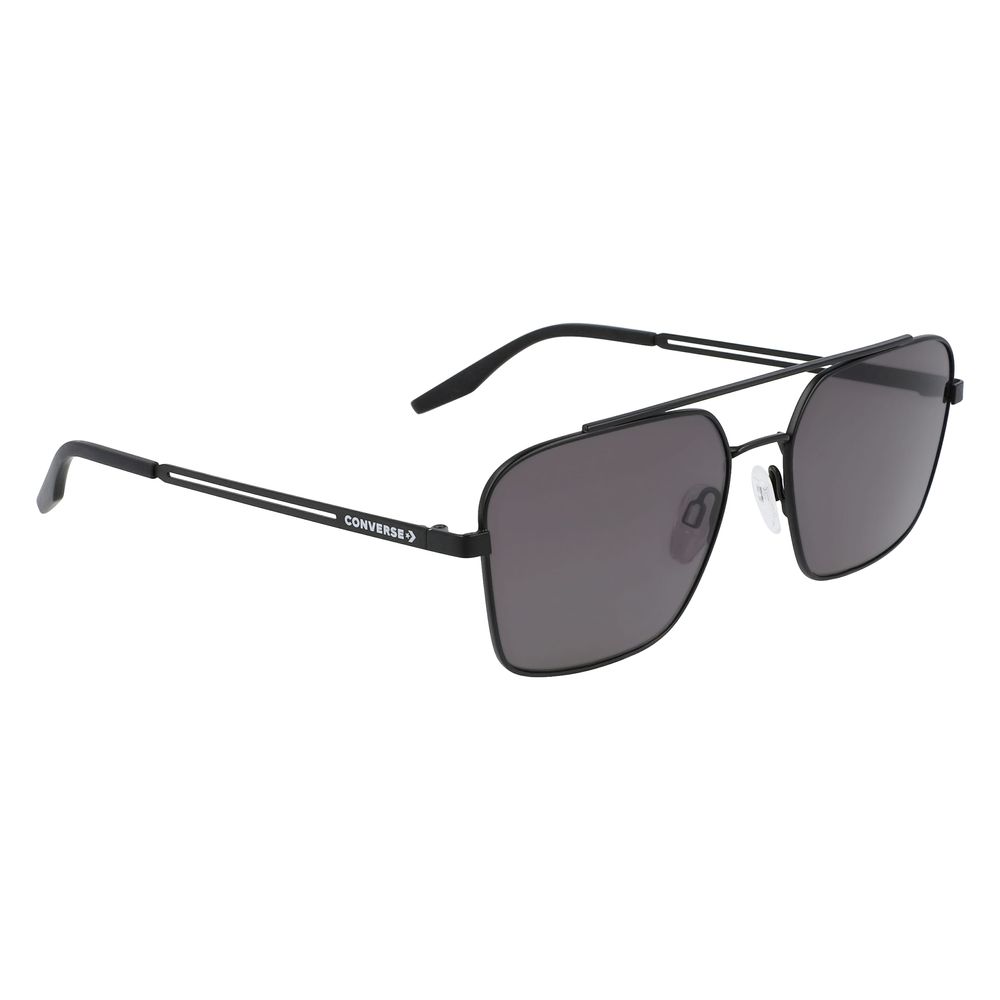 Converse Black Metal Sunglasses – Matte Black Frame with UV Protection, 56mm