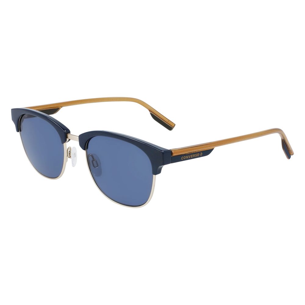 Converse Bicolor Metal Sunglasses – Blue Frame with Protective Lenses, 52mm