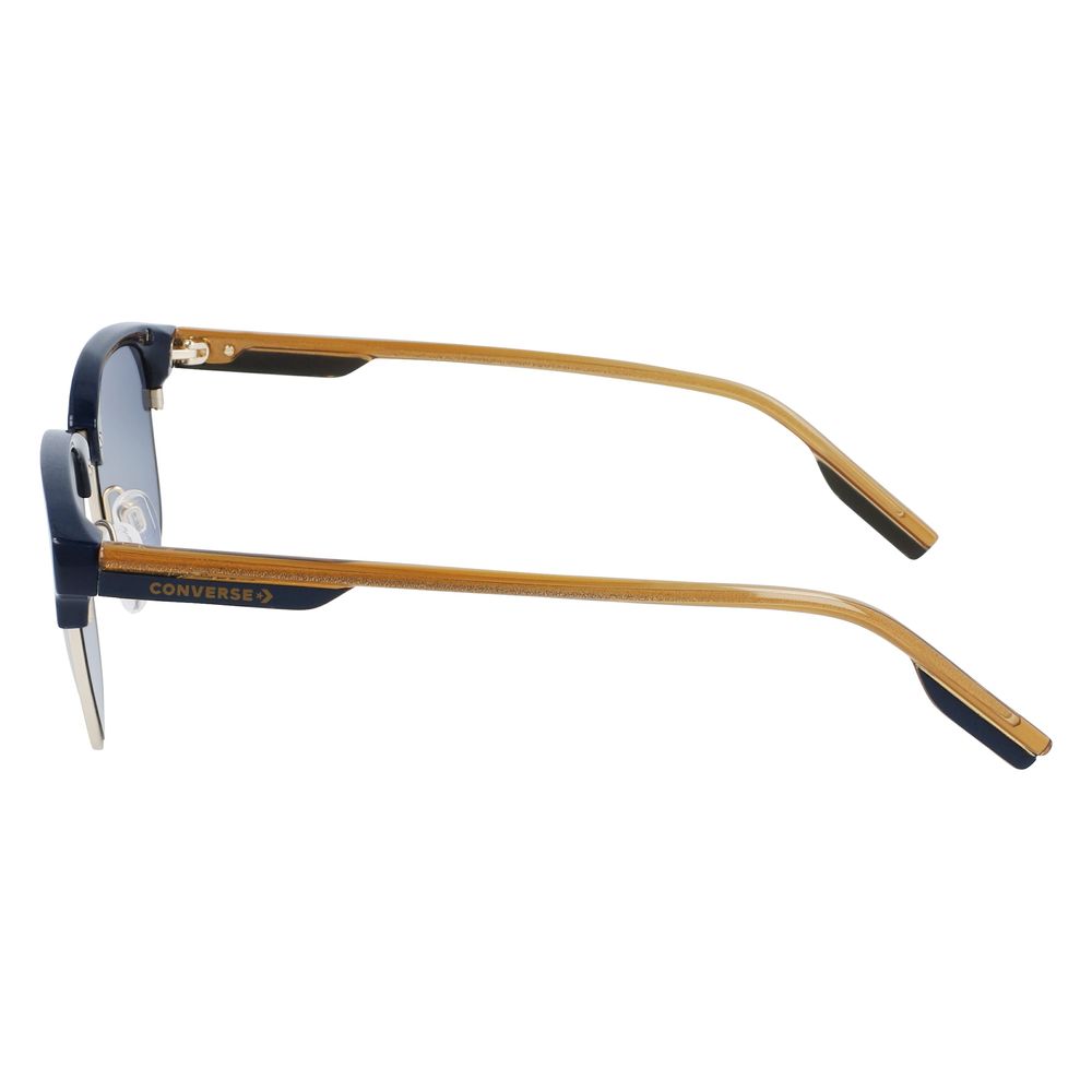 Converse Bicolor Metal Sunglasses – Blue Frame with Protective Lenses, 52mm
