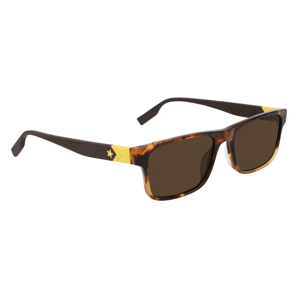 Converse Brown Acetate Sunglasses – Stylish UV Protection Eyewear, 55mm