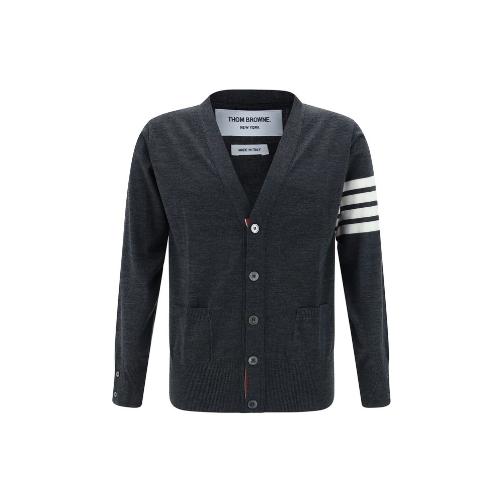 Thom Browne Fleece Wool Cardigan