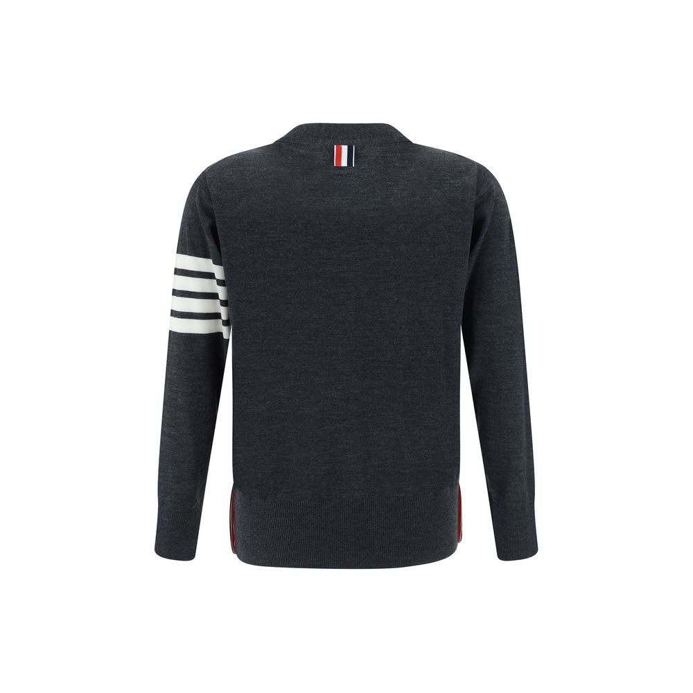 Thom Browne Fleece Wool Cardigan