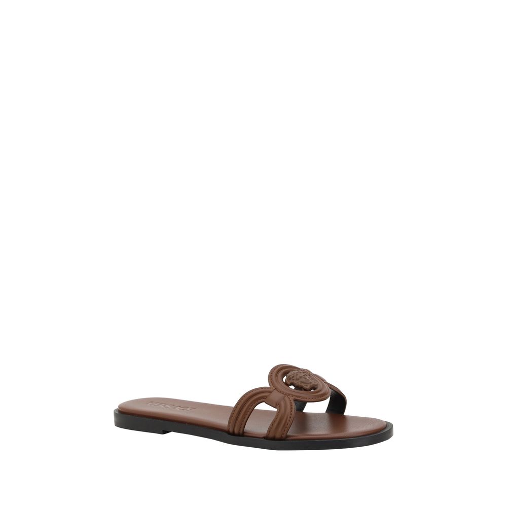 Versace Medusa Flat Sandals