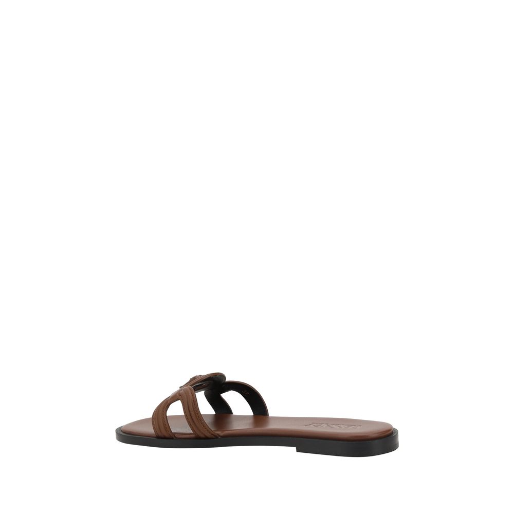 Versace Medusa Flat Sandals