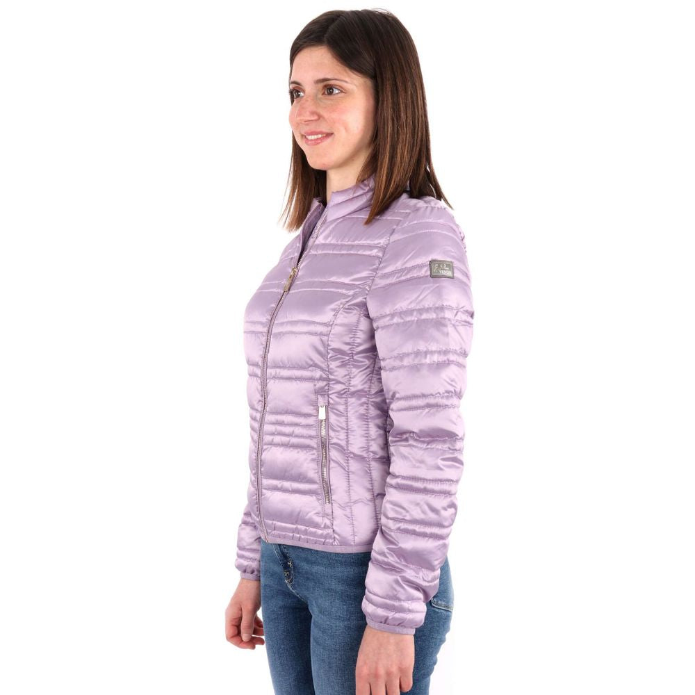 Yes Zee Purple Polyester Jacket