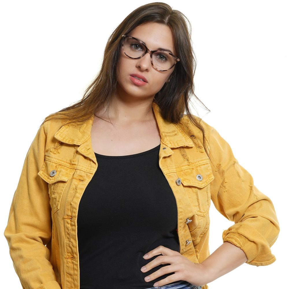 Emilio Pucci Women's Optical Frames – Rose Square Style, 54mm