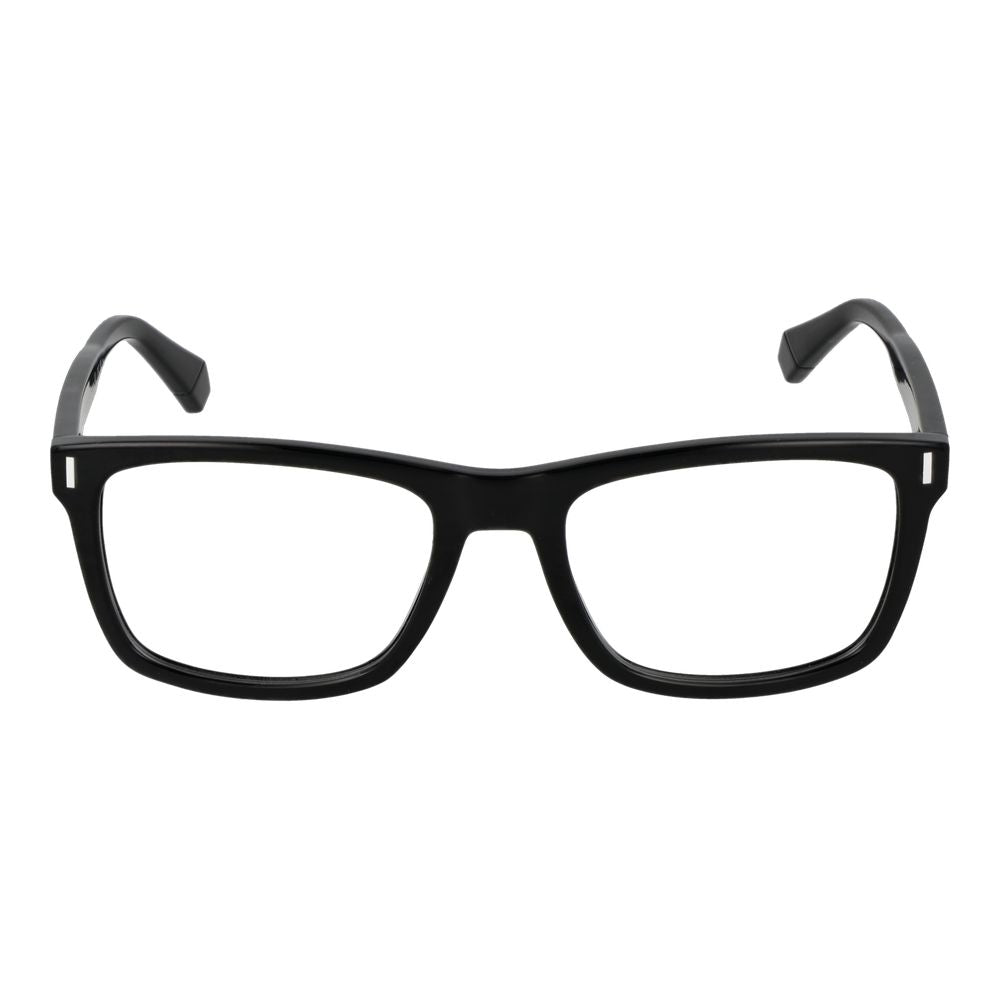 Polaroid Black Unisex Optical Frames – Rectangle Full-Rim, 54mm