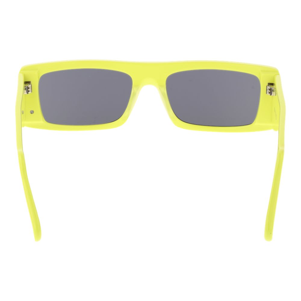 GCDS Green Unisex Sunglasses – Stylish Full-Rim Frame with Grey Lenses, 57mm