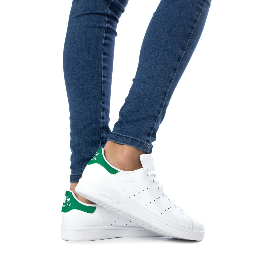 Adidas Green & White Stan Smith Leather Trainers