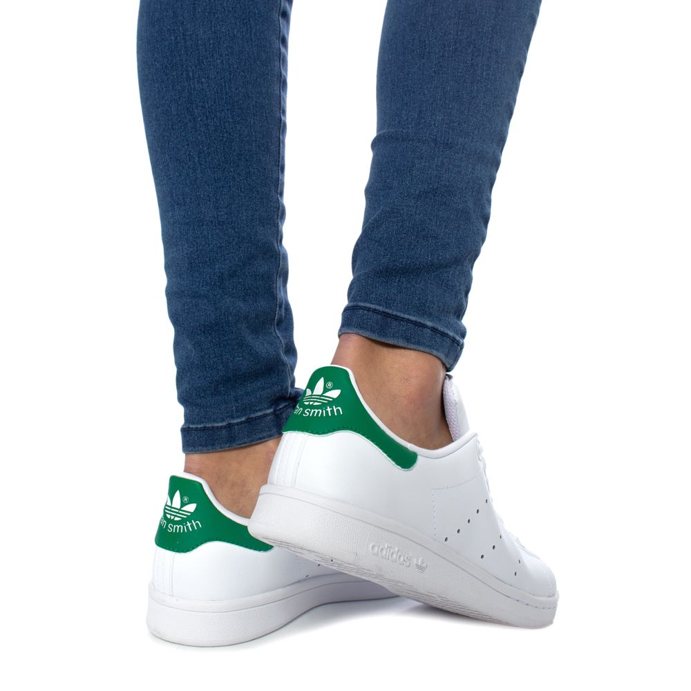 Adidas Green & White Stan Smith Leather Trainers