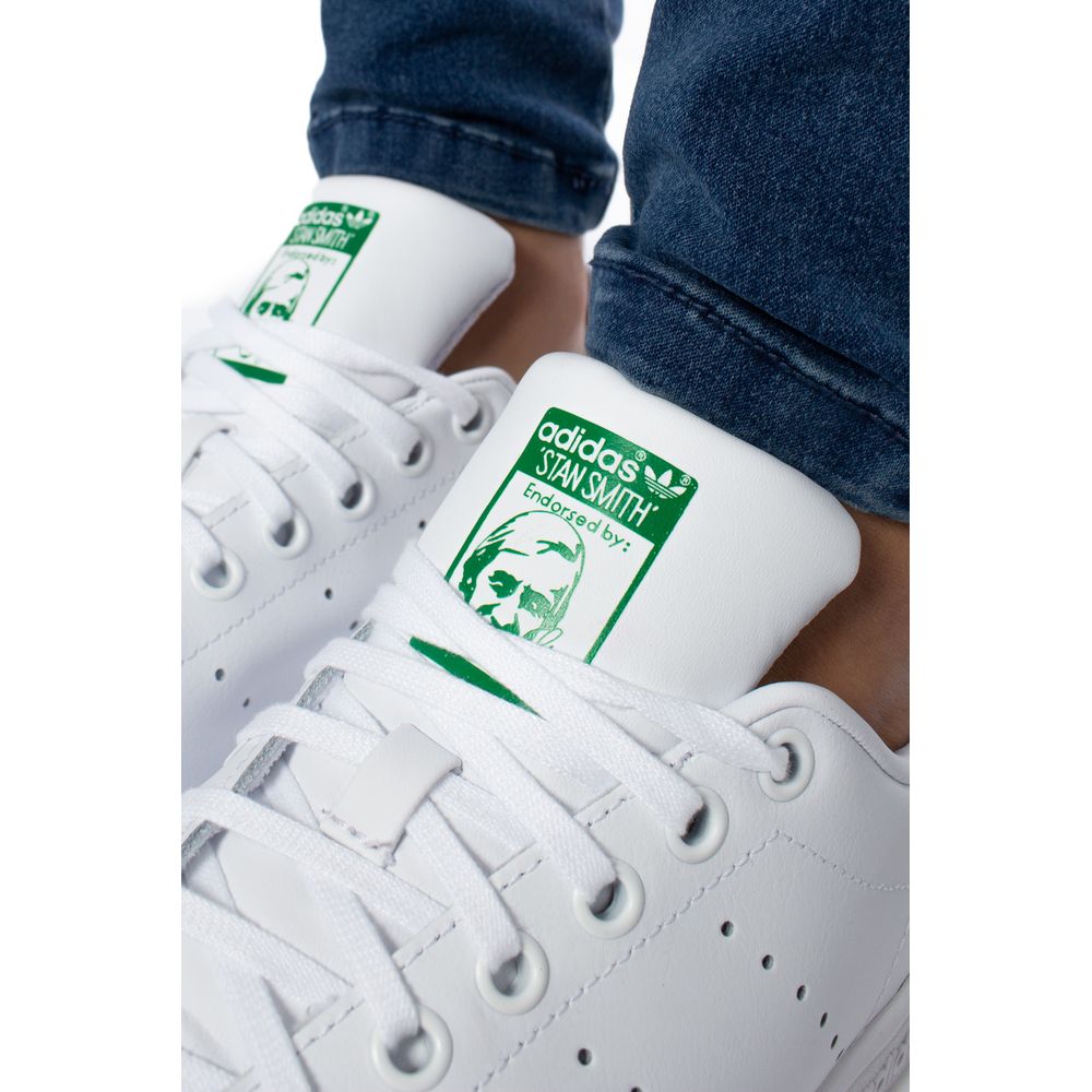 Adidas Green & White Stan Smith Leather Trainers