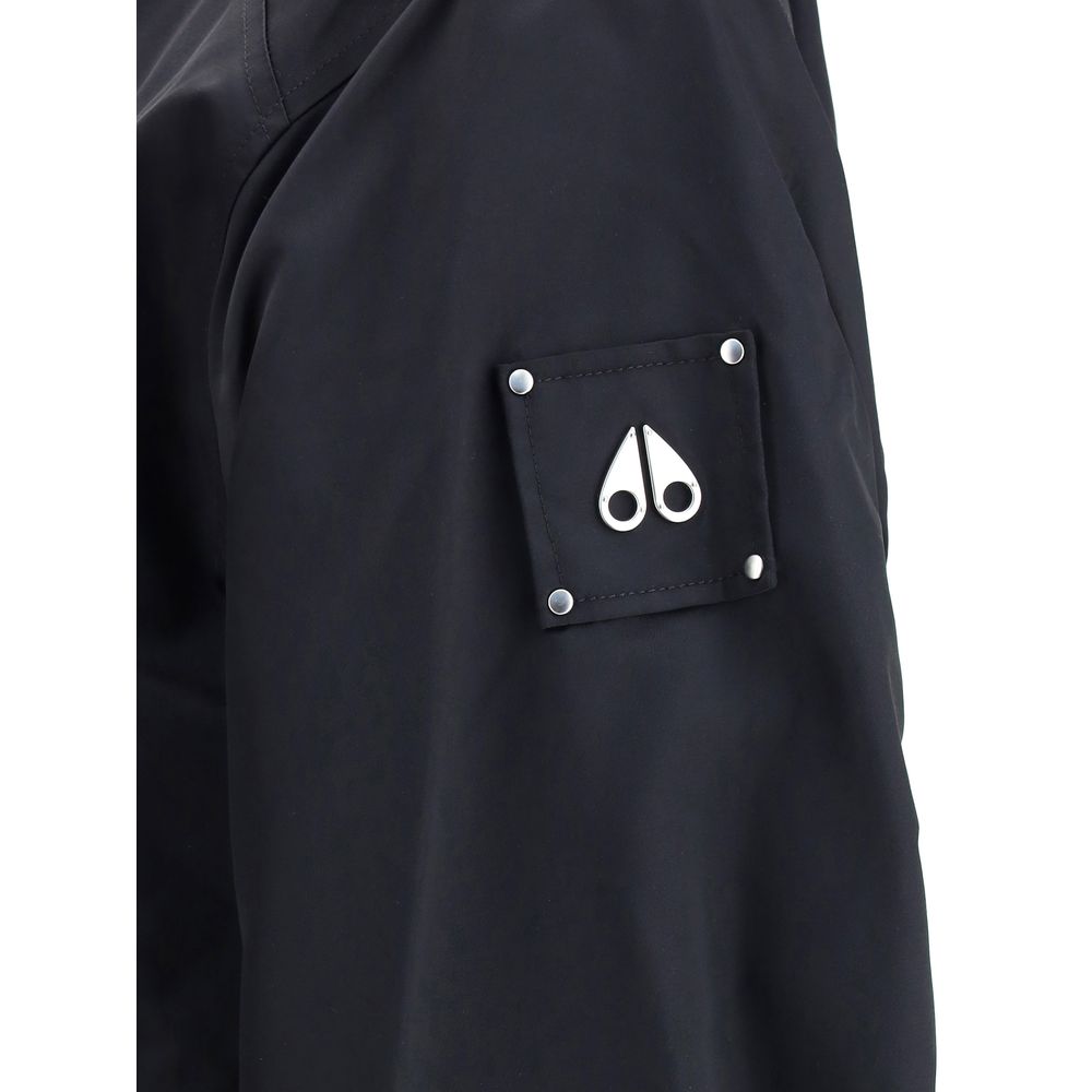 Moose Knuckles Black Cropped Rougemont Jacket for Women
