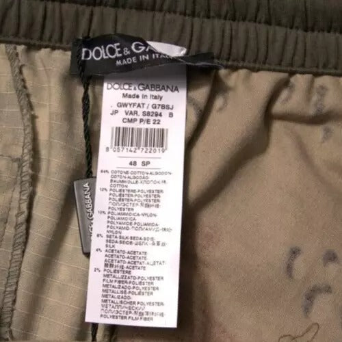 Dolce & Gabbana Multicolor Patchwork Cotton Jogger Sweatpants