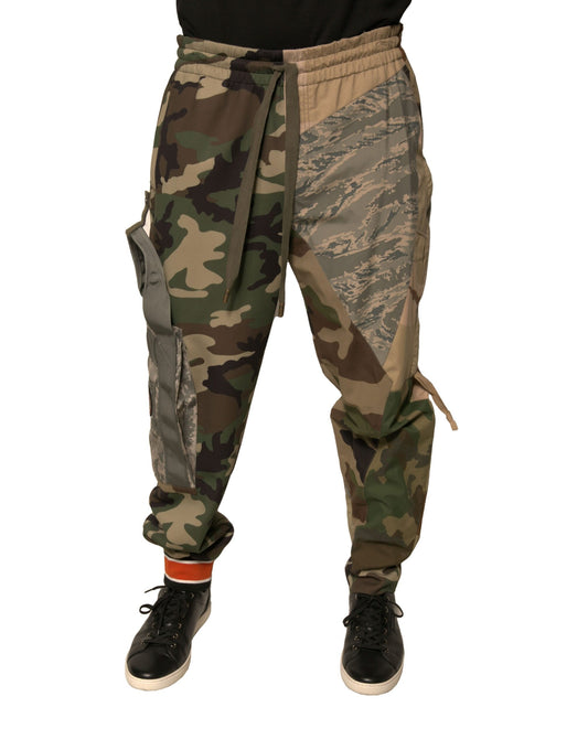 Dolce & Gabbana Multicolour Camouflage Jogger Sweatpants