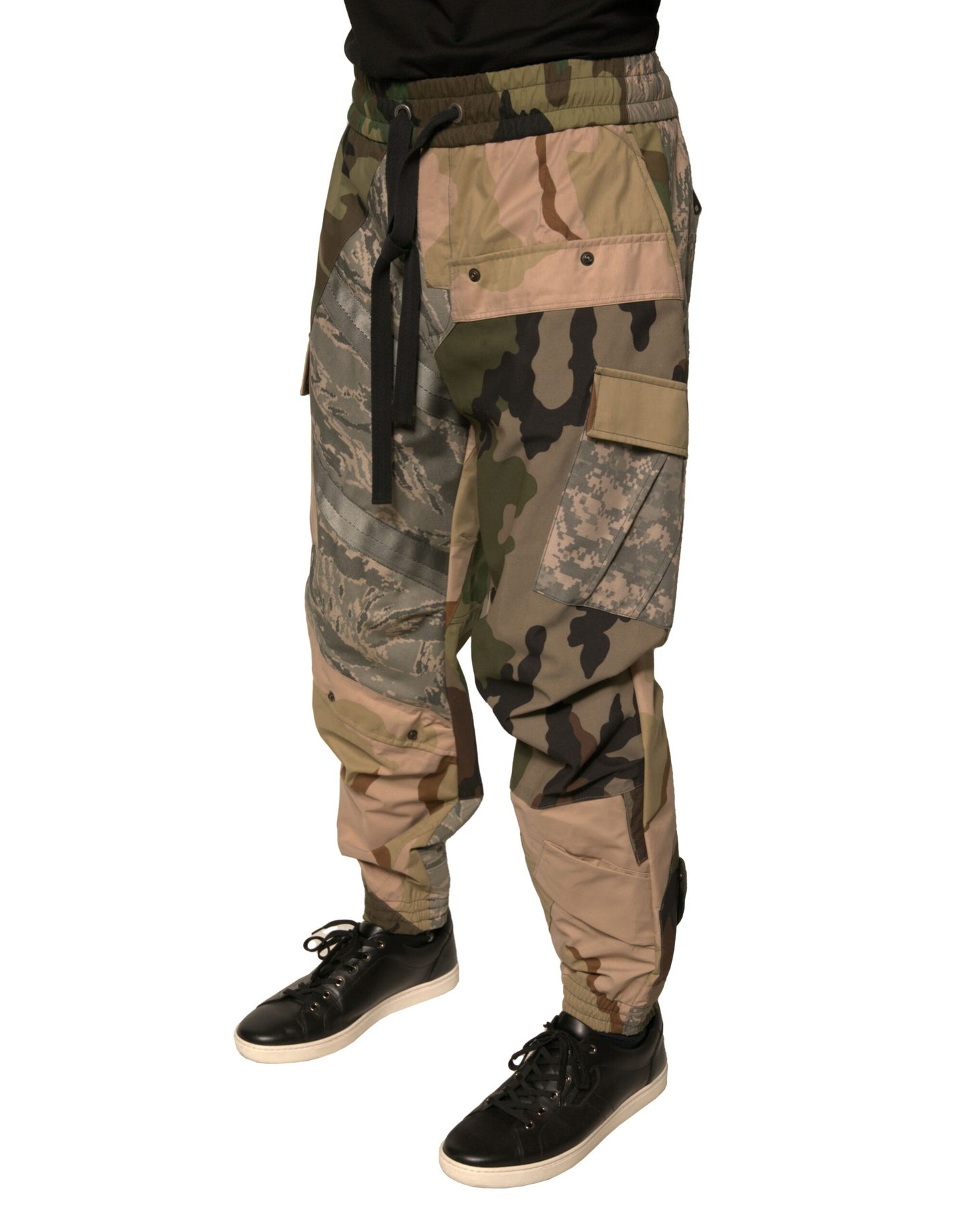 Dolce & Gabbana Multicolor Camouflage Jogger Sweatpants