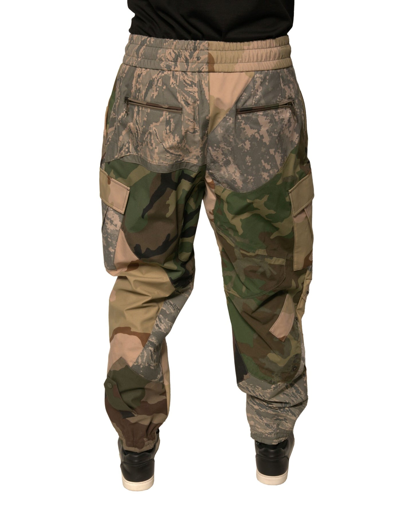 Dolce & Gabbana Multicolor Camouflage Jogger Sweatpants