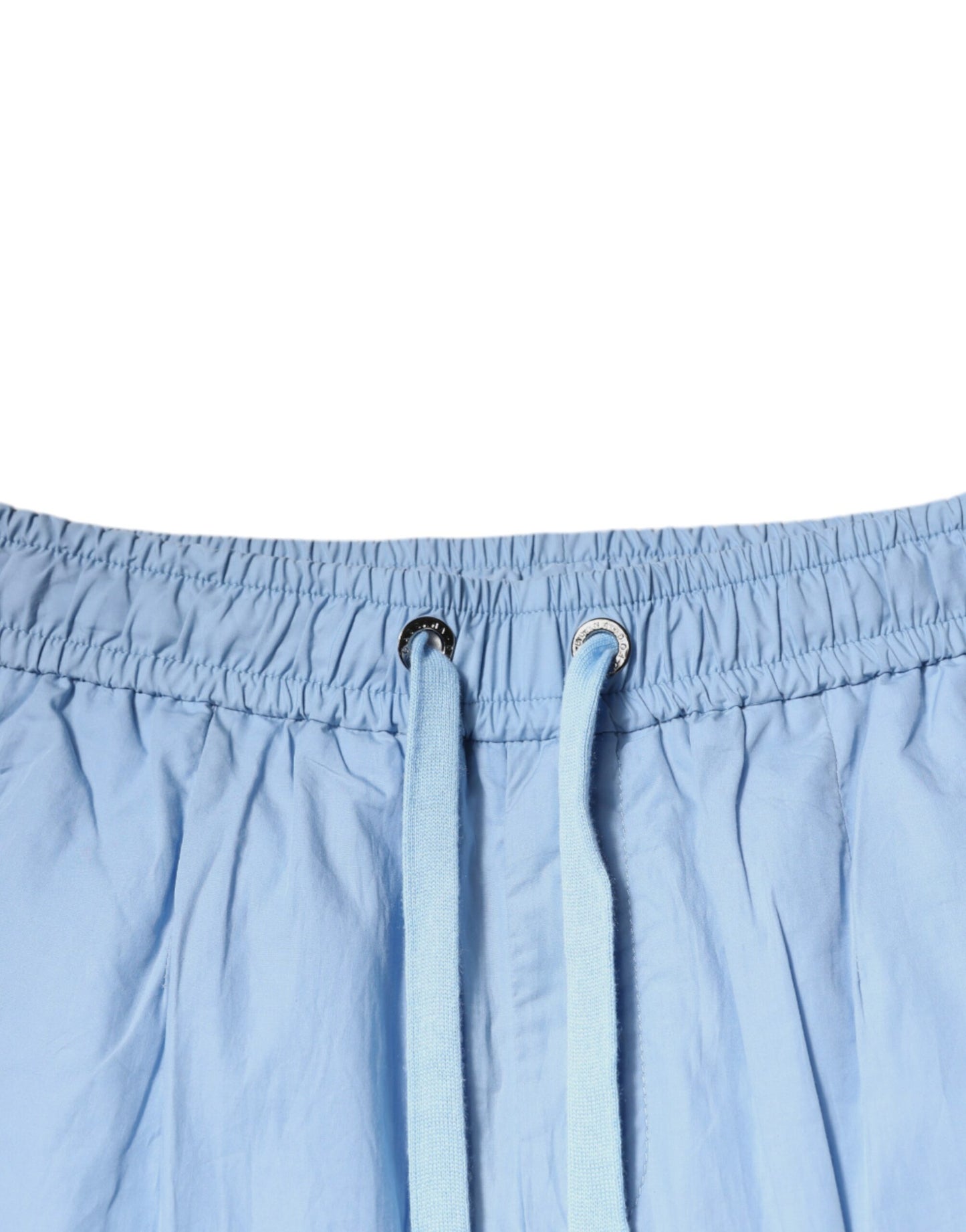 Dolce & Gabbana Blue Cotton Jogger Sweatpants