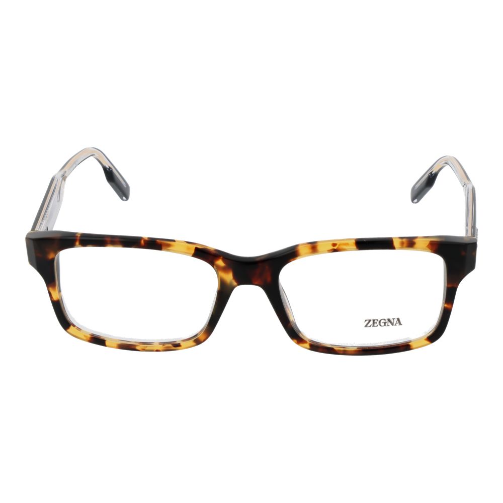 Ermenegildo Zegna Brown Men’s Optical Frames – Rectangle, 54mm