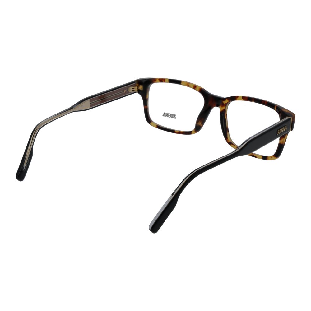 Ermenegildo Zegna Brown Men’s Optical Frames – Rectangle, 54mm