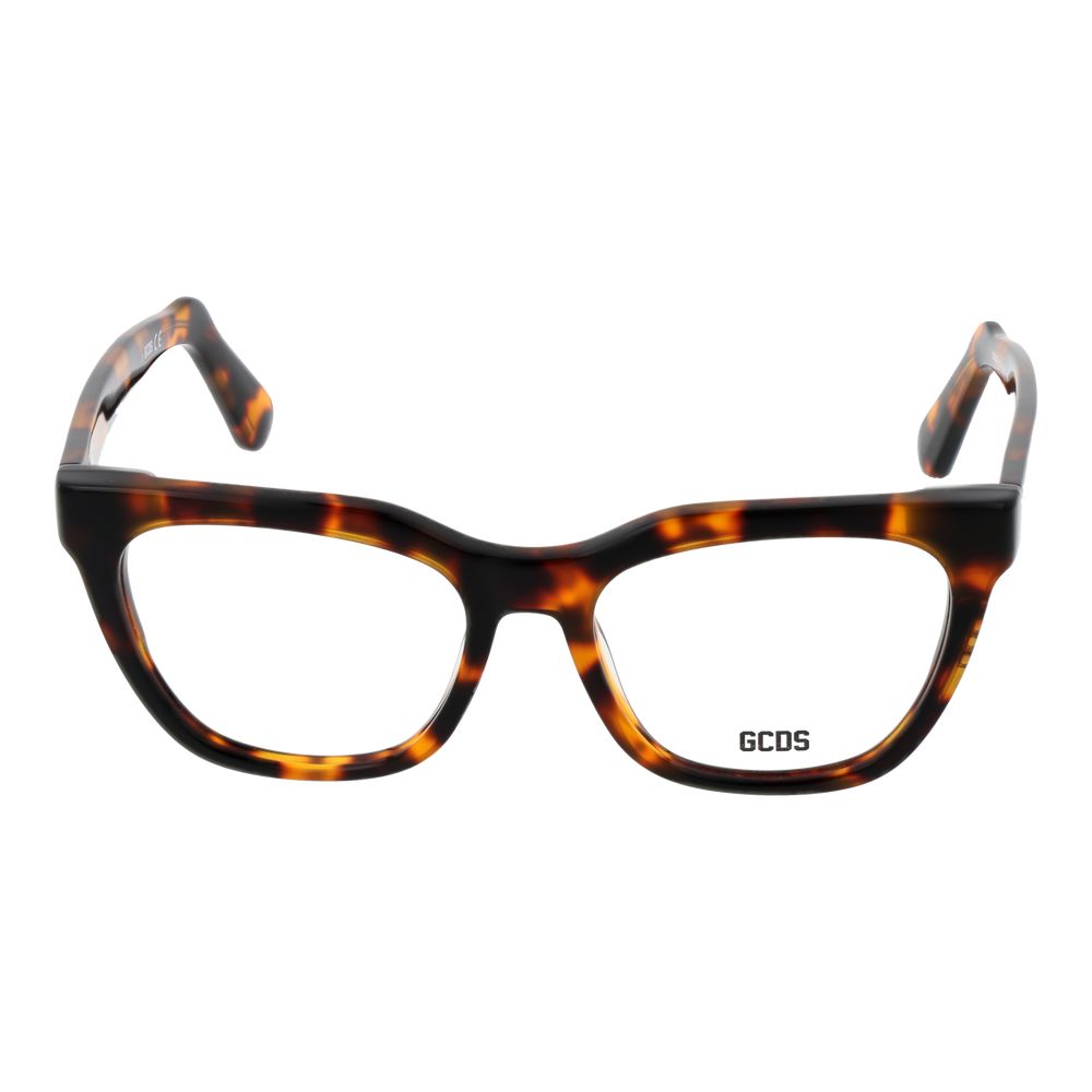 GCDS Women’s Brown Optical Frames – Butterfly Style, 52mm