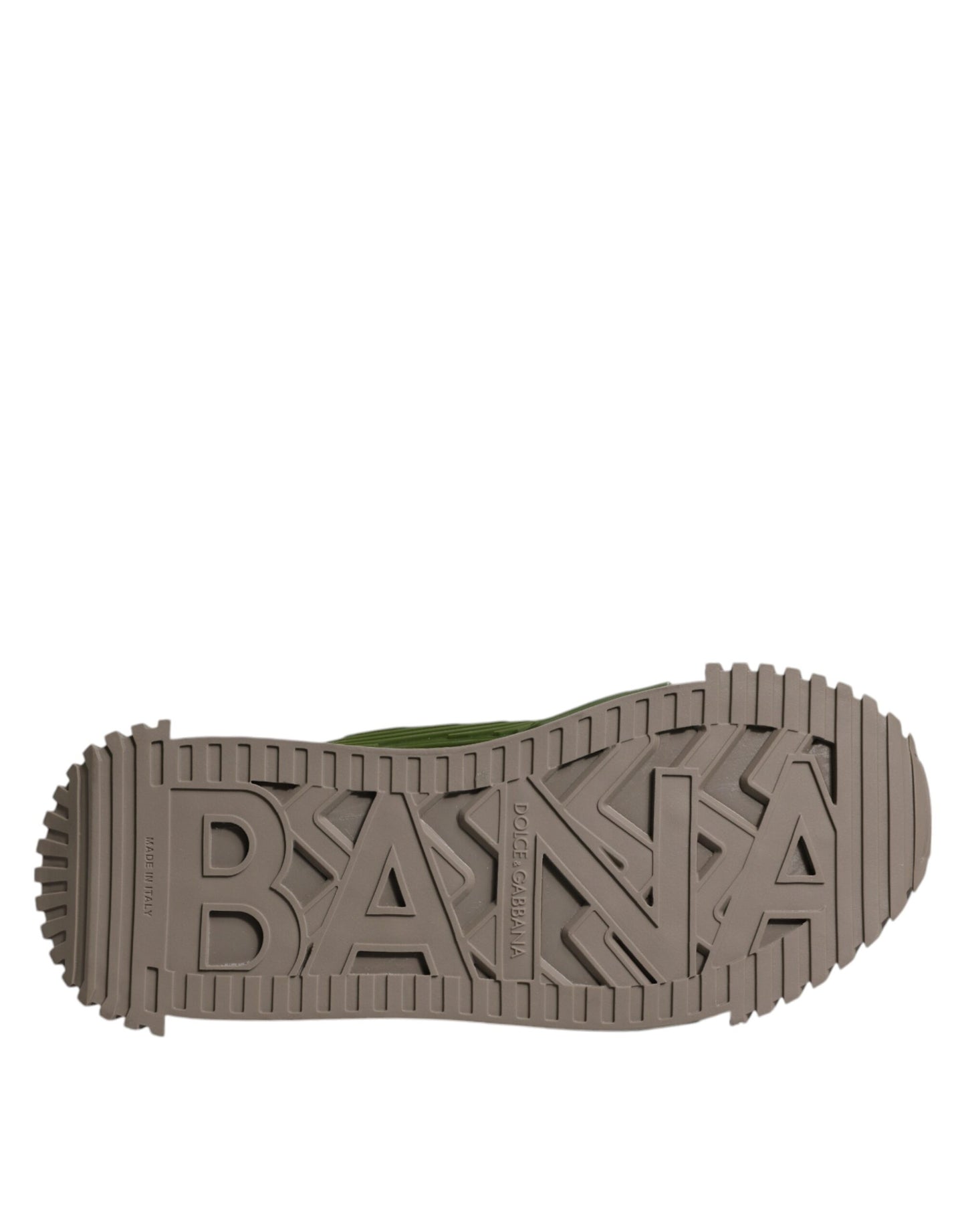 Dolce & Gabbana Army Green Low Top NS1 Men Sneakers