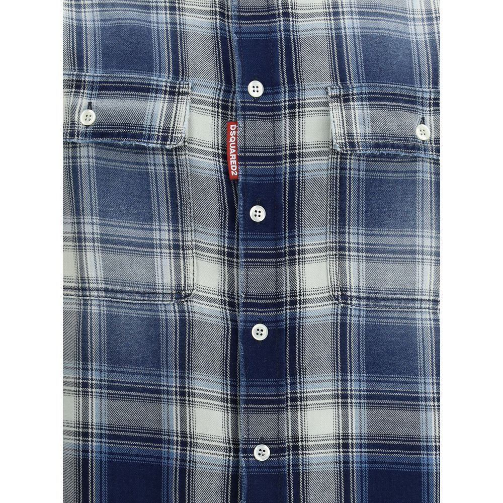 Dsquared2 Cotton Check Shirt