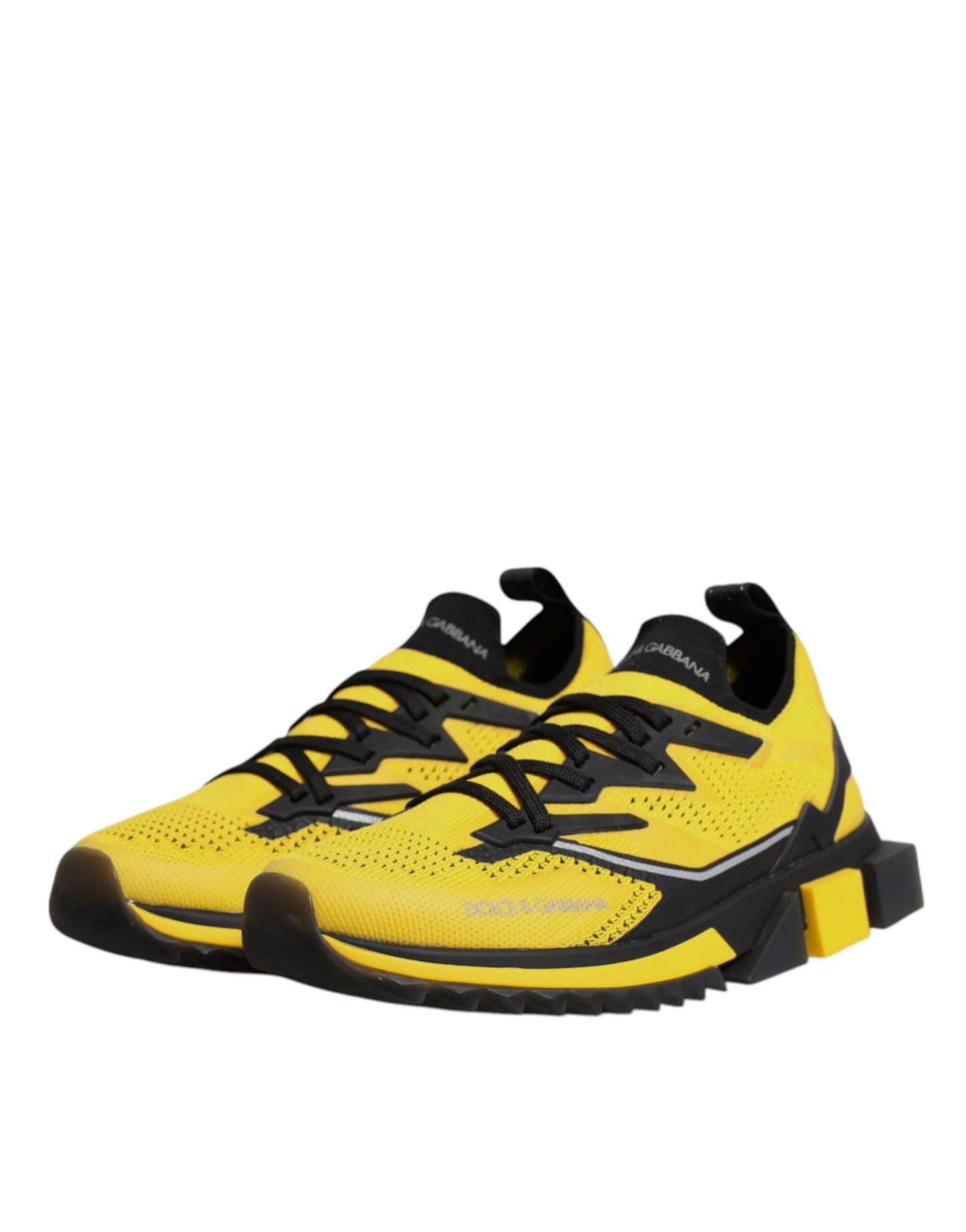 Dolce & Gabbana Yellow SORRENTO Sport Stretch Sneakers
