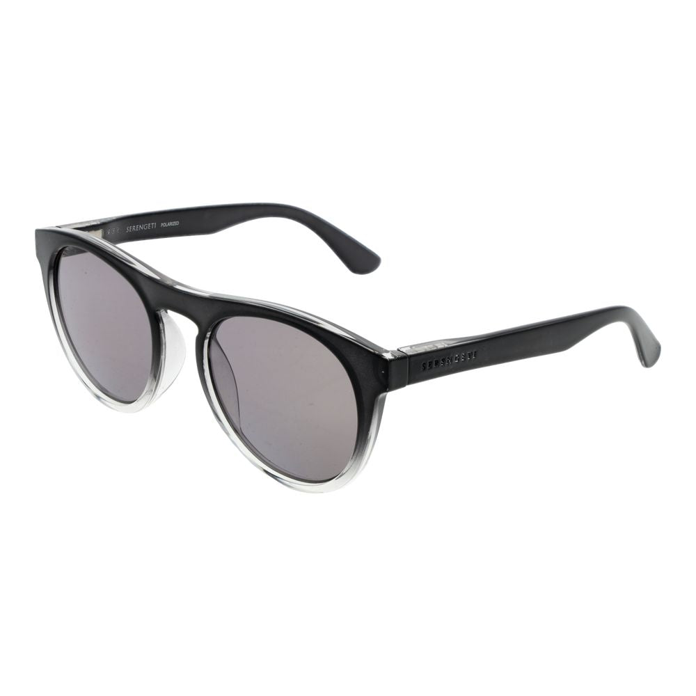 Serengeti Gray Unisex Sunglasses – Grey Full-Rim with Photochromatic Lenses, 53mm