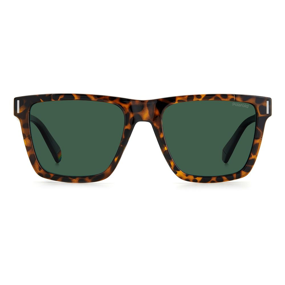 Polaroid Brown Plastic Unisex Sunglasses