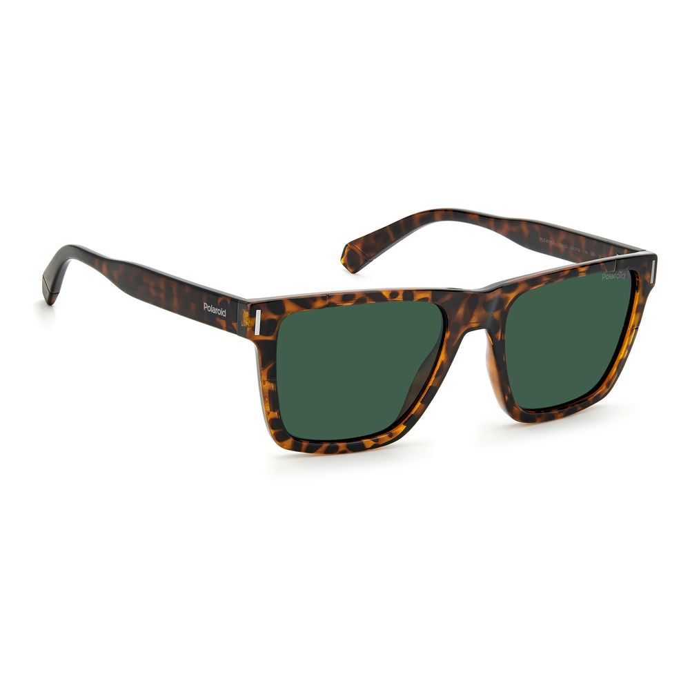 Polaroid Brown Plastic Unisex Sunglasses
