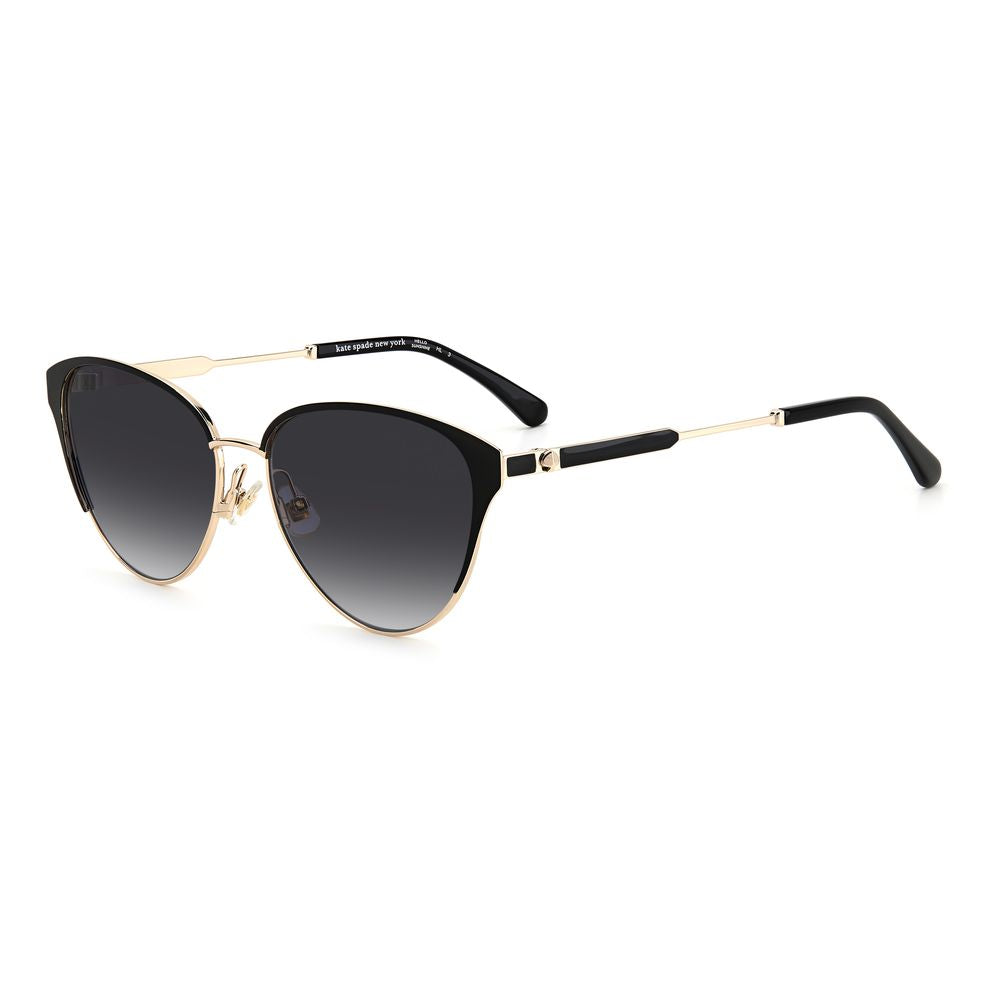 Kate Spade Women's Black Metal Sunglasses – Stylish UV Protection
