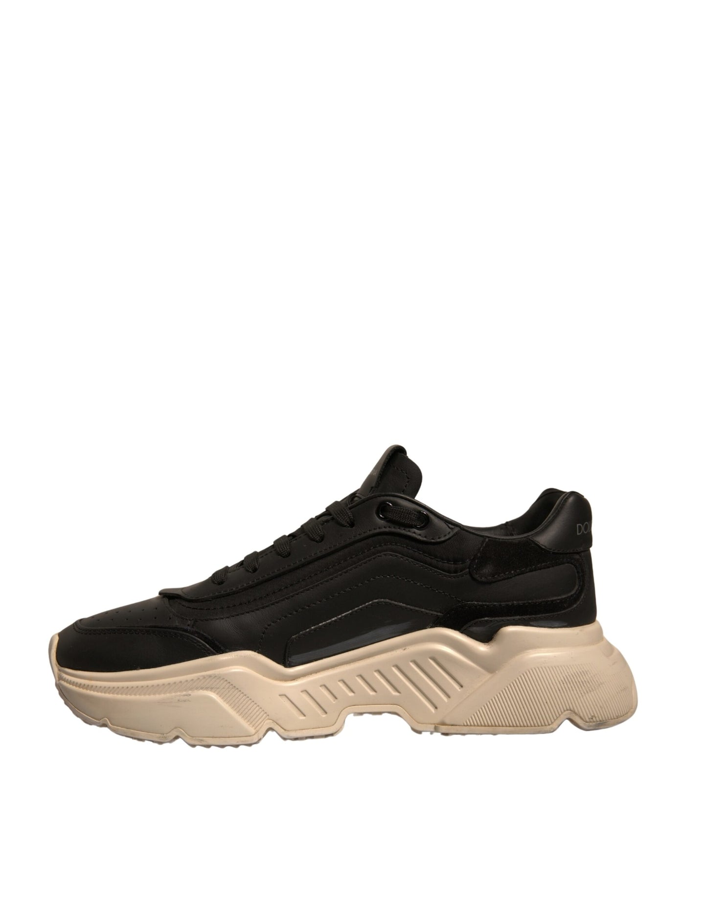 Dolce & Gabbana Black & White Daymaster Low Top Sneakers for Men