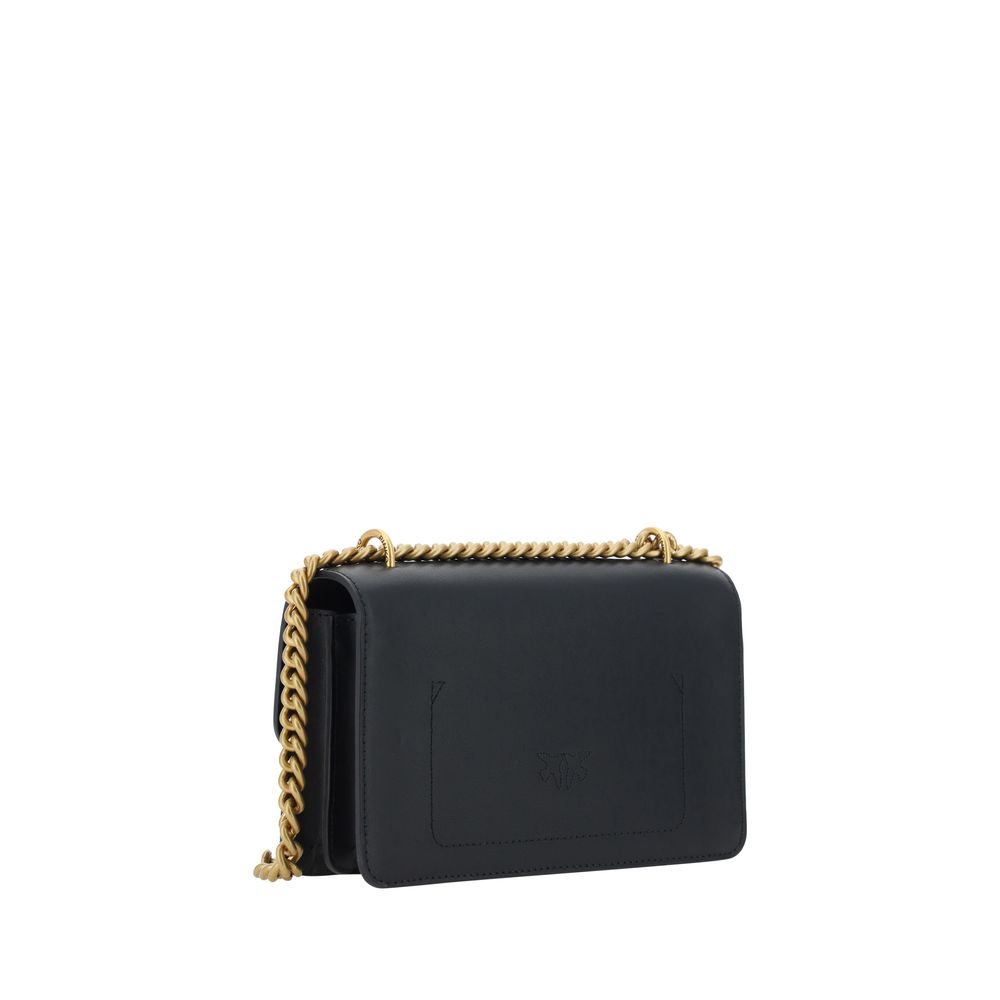 PINKO Love One Mini Shoulder Bag - Elegant Calfskin Design