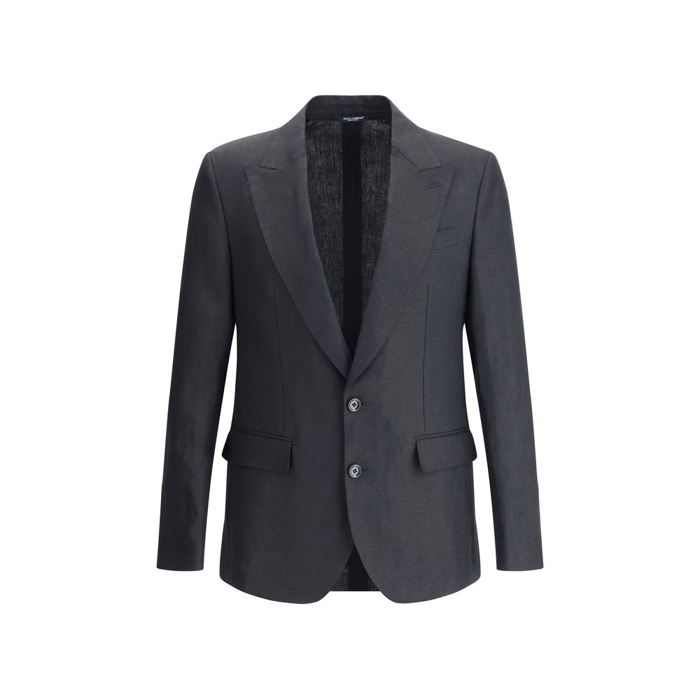 Dolce & Gabbana Linen Blazer - Elegance Meets Comfort