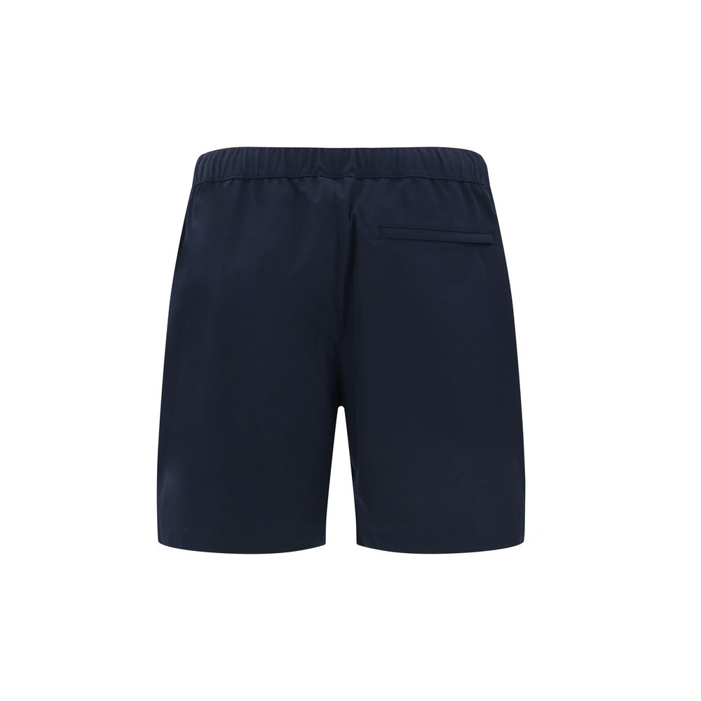 Moose Knuckles Dark Blue Logoed Swimshorts