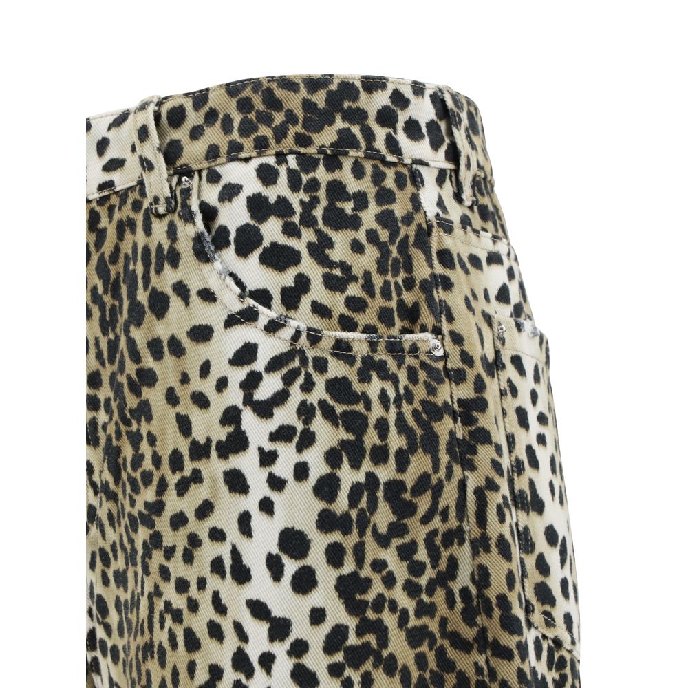 Blumarine Printed Boyfriend Jeans