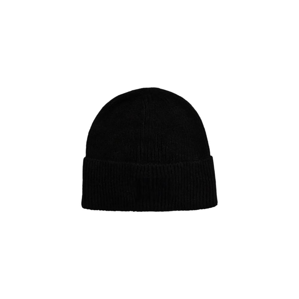 Calvin Klein Jeans Black Acrylic Beanie Hat