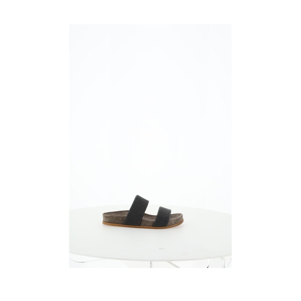 Brunello Cucinelli Luxury Leather Sandals